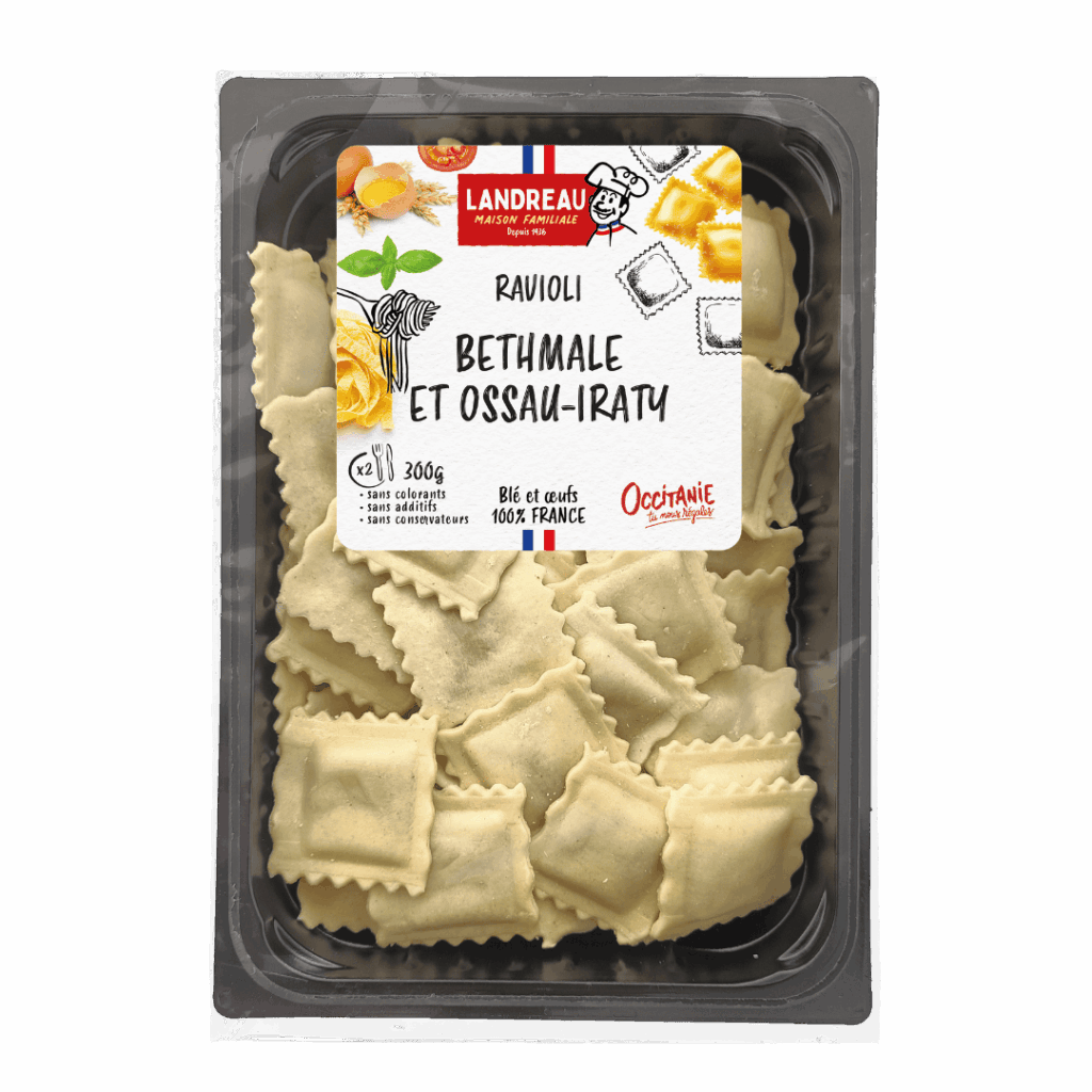 Ravioli Bethmale et Ossau-Iraty Landreau