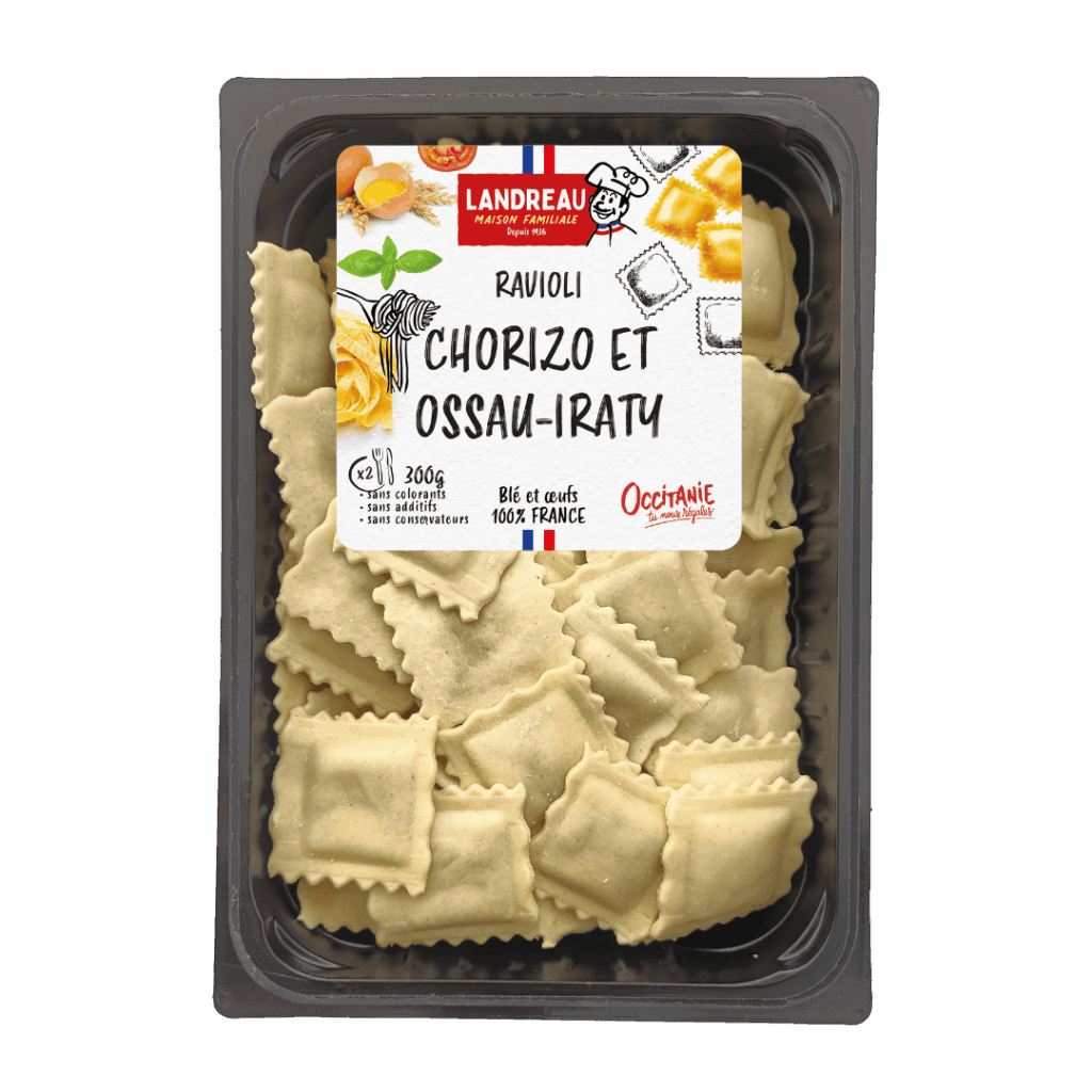 Ravioli chorizo et Ossau-Iraty - Landreau