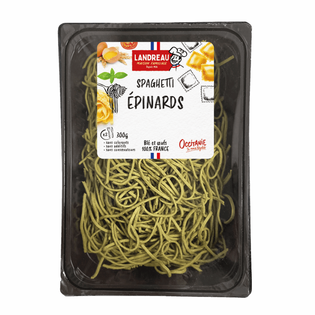 Spaghetti épinards Landreau