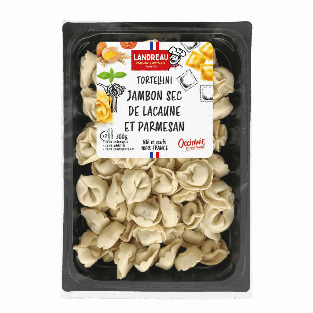 Tortellini jambon sec de Lacaune et parmesan - Landreau